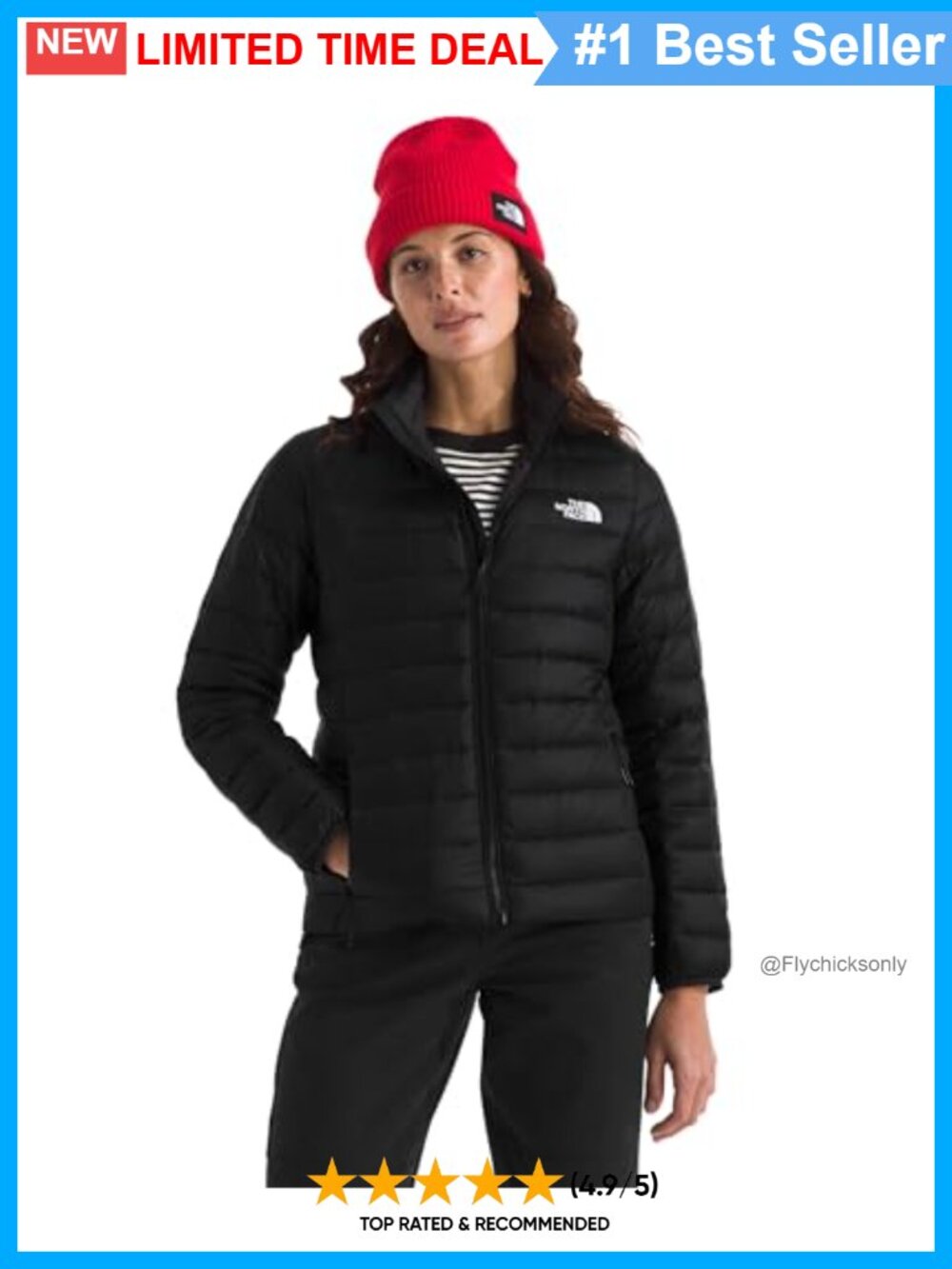 700 Fill Recycled Down Quilted Jacket Band Collar Regular Fit